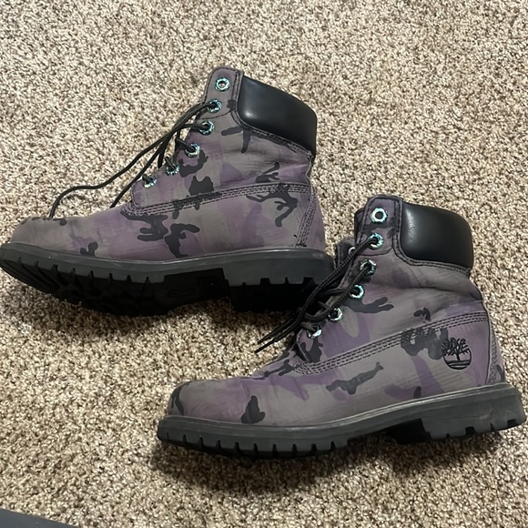 Purple Camo Timberland Boots - Picture 6 of 6